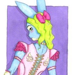 2010 - Flanowa A drawing of Flanowa's fursona
